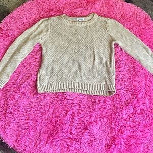 St. John's Bay Beige Sparkle Sweater